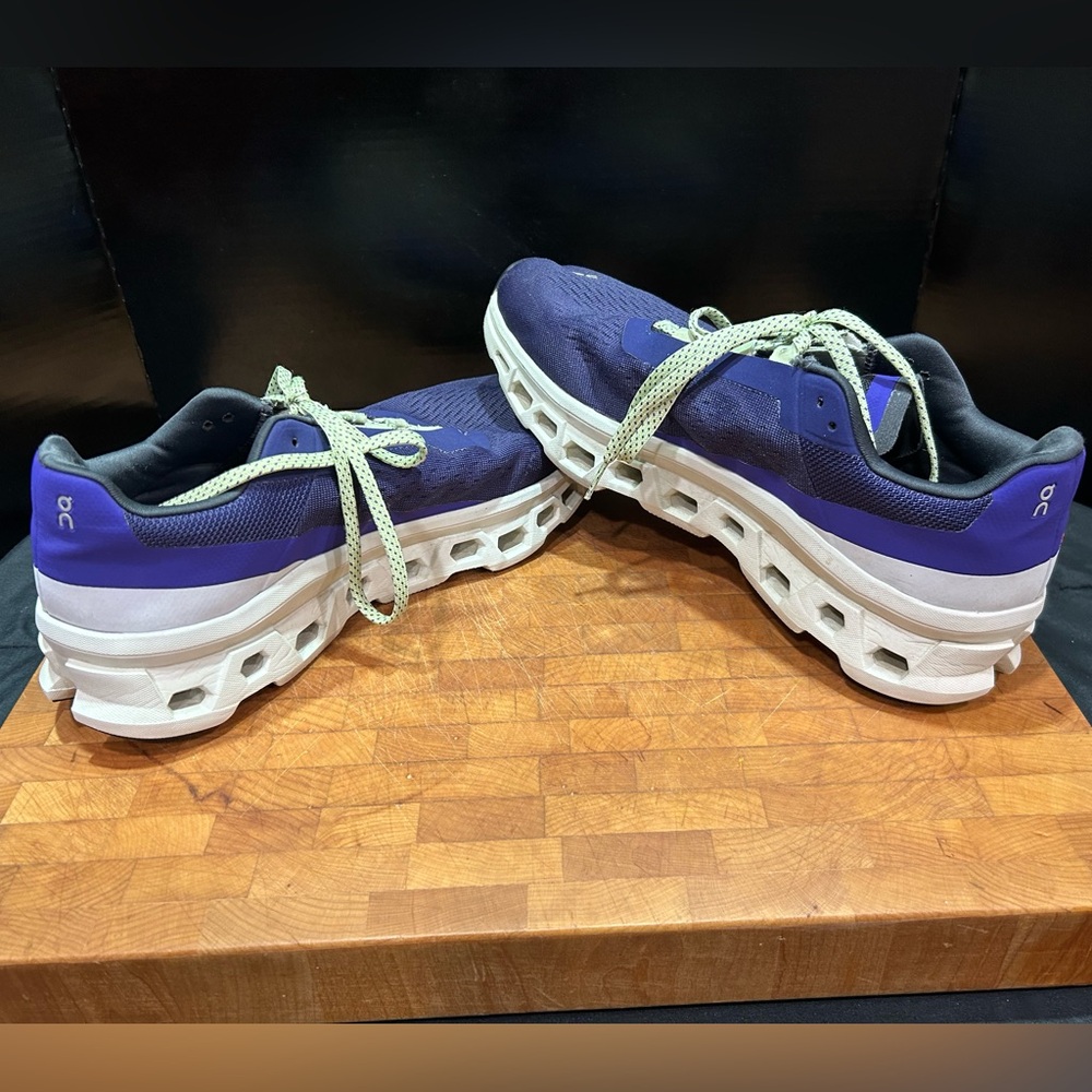 ON Running PurpleNavy and White Sneakers Cloud Monster
